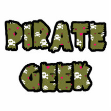 Pirate Geek Photo Cutouts