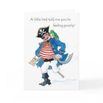 Pirate Get Well Soon Card
