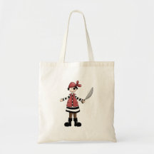 Pirate Girl Canvas Bag