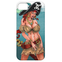 Pirate Girl Iphone 5 Case