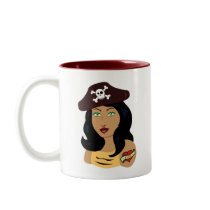 Pirate Girl Mugs