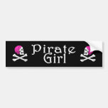 Pirate Girl Sticker Bumper Stickers