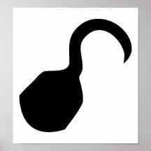 Pirate hook poster