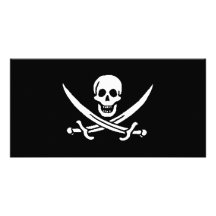 pirate-jack-rackham photo greeting card