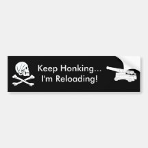 Pirate Keep Honking Bumper Stickers