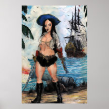 Pirate Lady Plakat