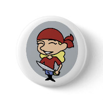 Pirate Lass Buttons
