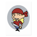 Pirate Lass Post Card