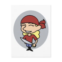 Pirate Lass Post Card
