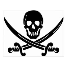 Pirate Logo Post Cards
