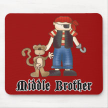 Pirate MIddle Brother Mousepad