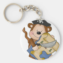 Pirate Monkey Keychains