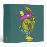 pirate monster squid octopus thing vinyl binder