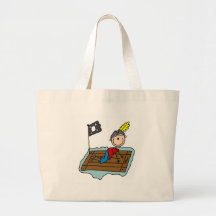 Pirate On Raft Bag