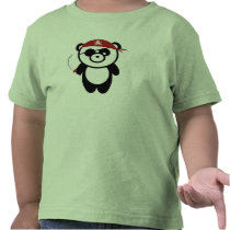 Pirate Panda Toddler T-shirt