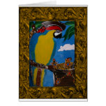 Pirate Parrot Card