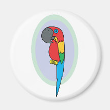 Pirate Parrot Magnets