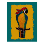 Pirate Parrot Postcards