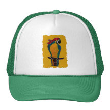 Pirate Parrot Trucker Hats