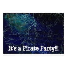 Pirate Party Custom Invites