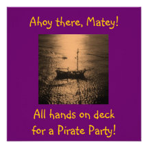Pirate Party Invitations