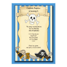Pirate Party Invite