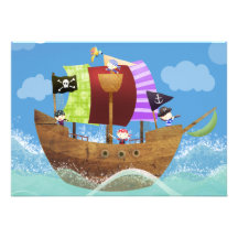 Pirate party invites