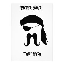 Pirate Party Personalized Invite