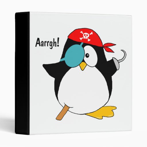 Pirate Penguin Binders