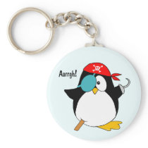 Pirate Penguin Key Chain