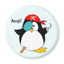 Pirate Penguin Magnet