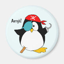 Pirate Penguin Magnet