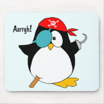 Pirate Penguin Mouse Mats