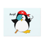 Pirate Penguin Post Card
