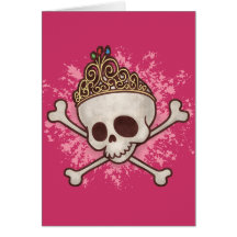 Pirate Princess -tiara Greeting Cards