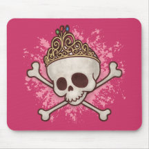 Pirate Princess -tiara Mouse Pads