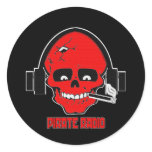 Pirate Radio Round Sticker