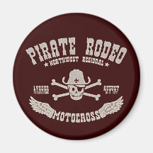 Pirate Rodeo Magnet