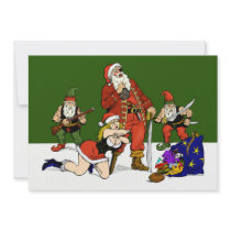 Pirate Santa Holiday Invitation
