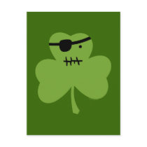 Pirate Shamrock Postcards