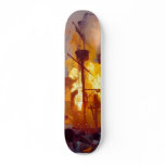 Pirate Ship Battle At Treasure Island In Vegas skateboards