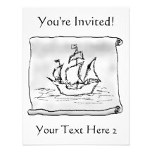 Pirate Ship. Invite