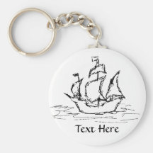Pirate Ship. Key Chains
