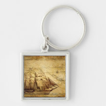 pirate ship keychain