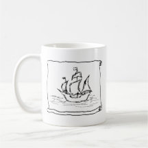 Pirate Ship. Mug