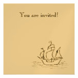 Pirate ship. personalized invite