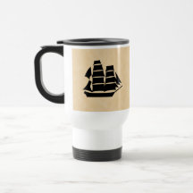 Pirate Ship. Sailing Ship. Coffee Mugs