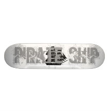 Pirate Ship. Sailing Ship. Custom Skate Board