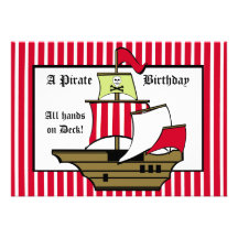 Pirate Ship Voyage/ Red Stripe Announcements