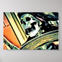 Pirate Skeleton Poster